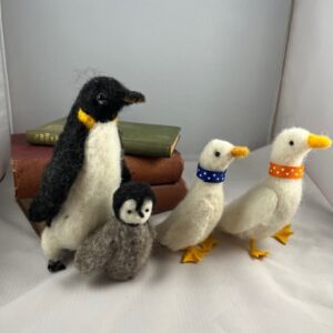 Needle felting: Birds