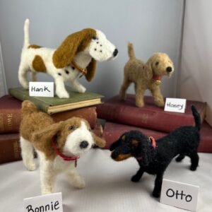 Needle felting: Dogs