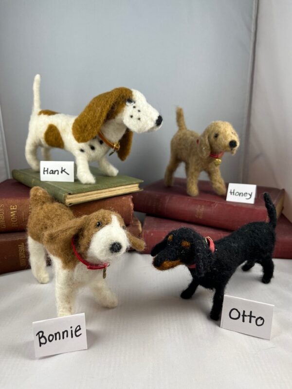 Needle felting: Dogs